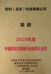 2015中國互聯網行業領軍企業