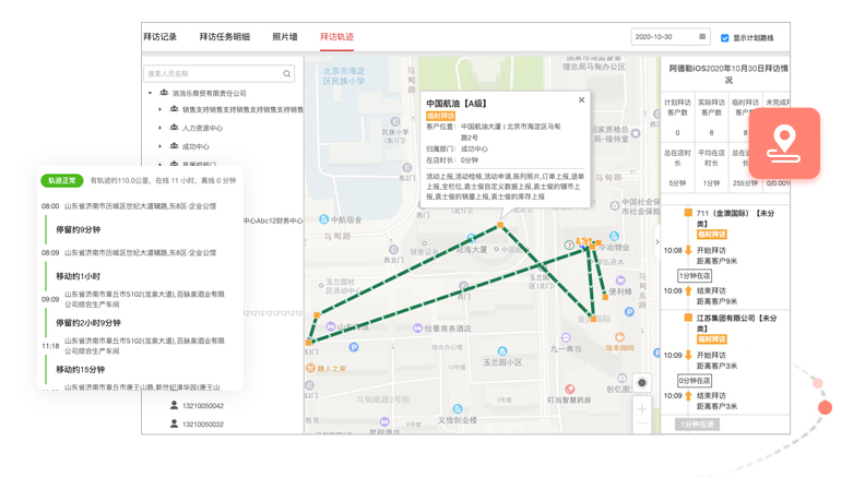 紅圈營銷+專業外勤拜訪管理